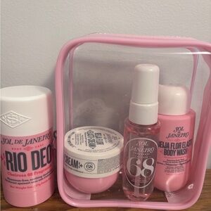 Sol de Janeiro Pink Body Care Set